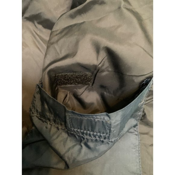 Eddie Bauer Mens XL Navy Goose Down Vest FLAWS - Picture 5 of 10